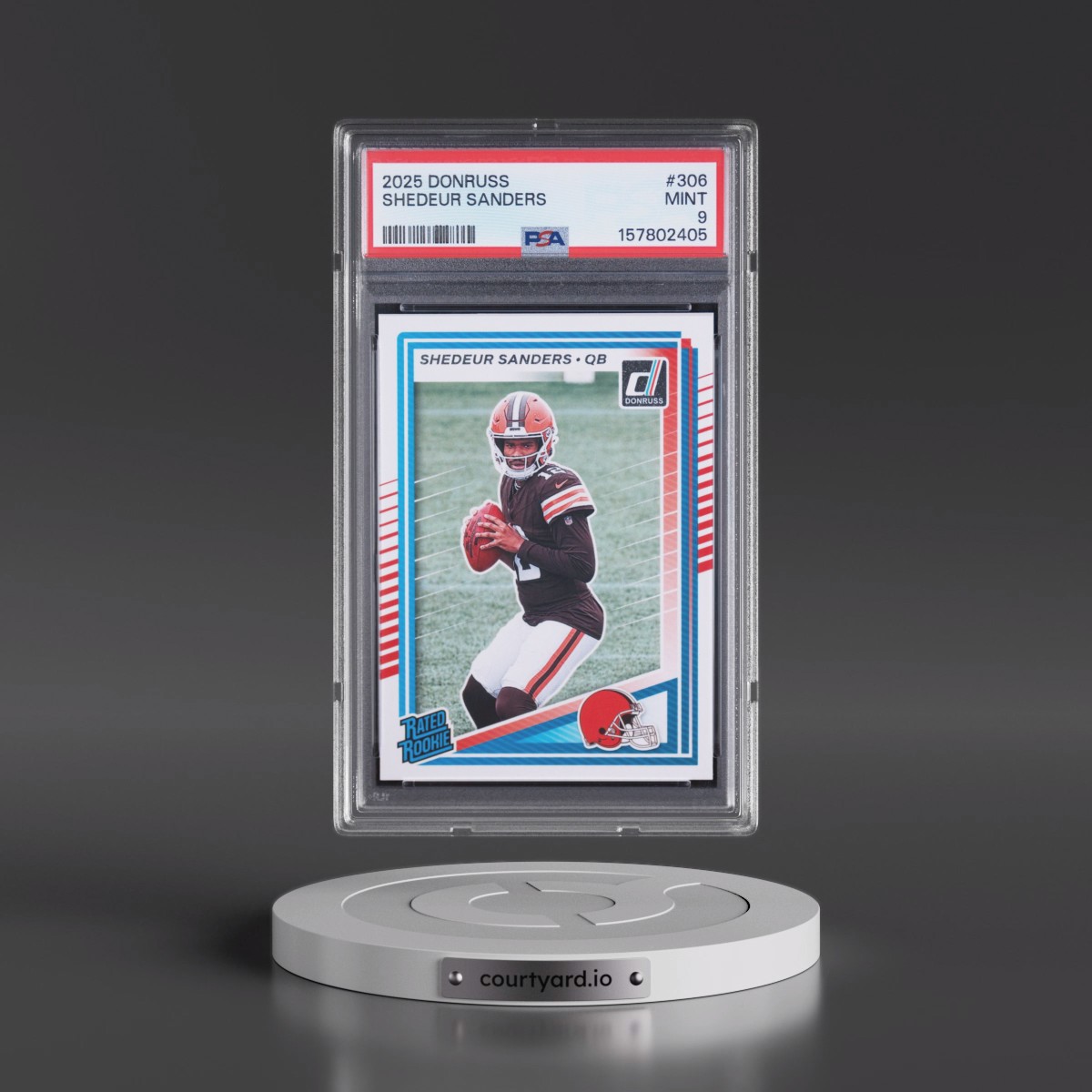 2025 Panini Donruss #306 Shedeur Sanders (PSA 9 MINT)