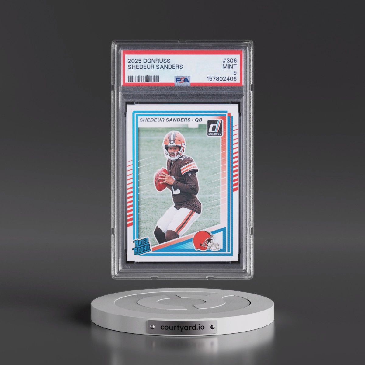 2025 Panini Donruss #306 Shedeur Sanders (PSA 9 MINT)