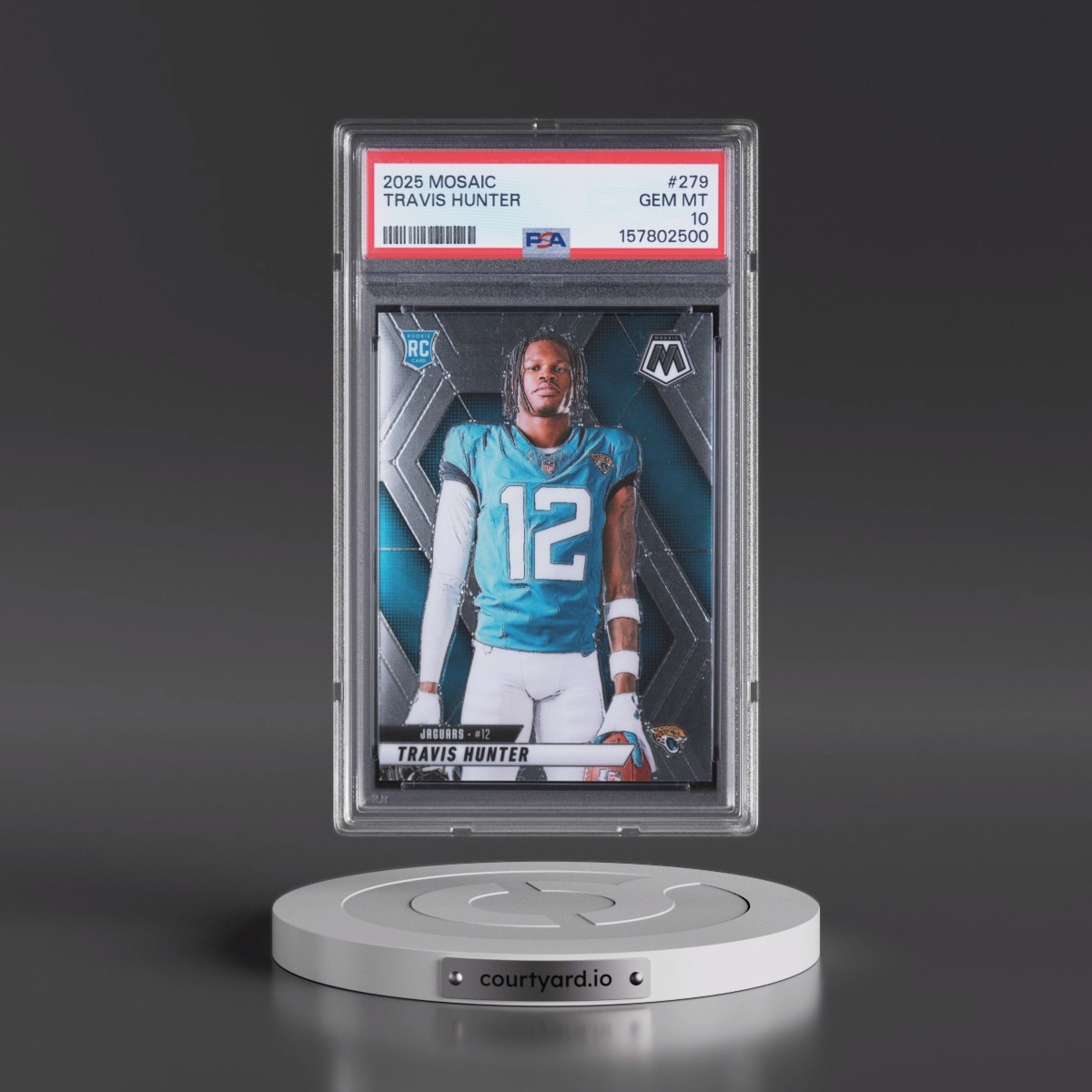 2025 Panini Mosaic #279 Travis Hunter (PSA 10 GEM MINT)