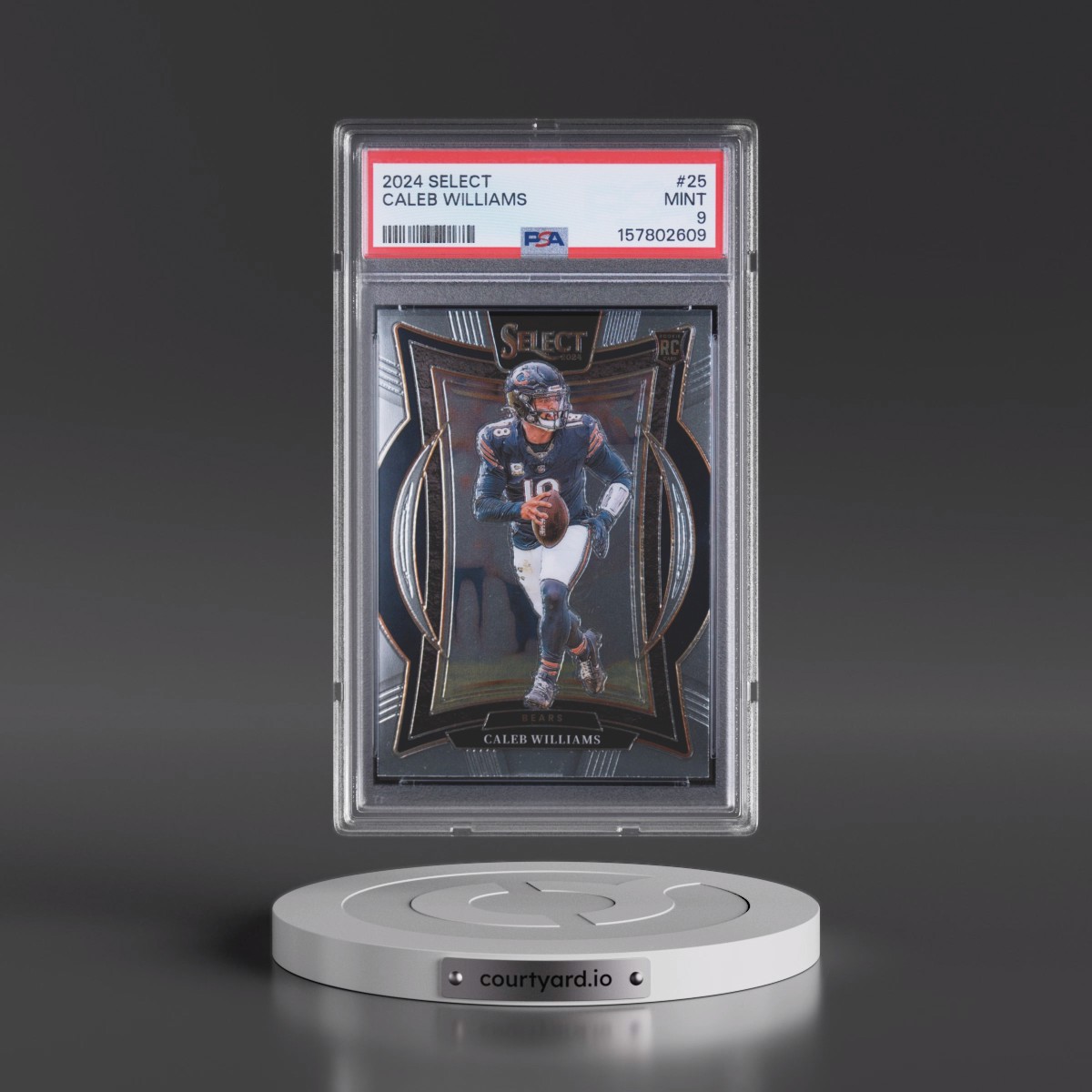 2024 Panini Select #25 Caleb Williams (PSA 9 MINT)