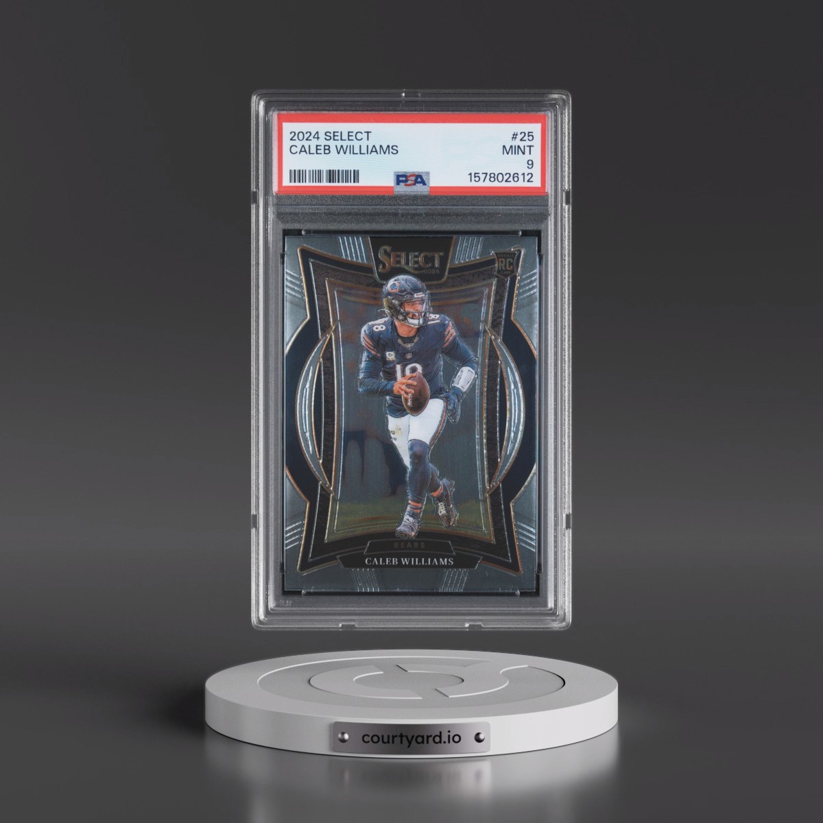 2024 Panini Select #25 Caleb Williams (PSA 9 MINT)
