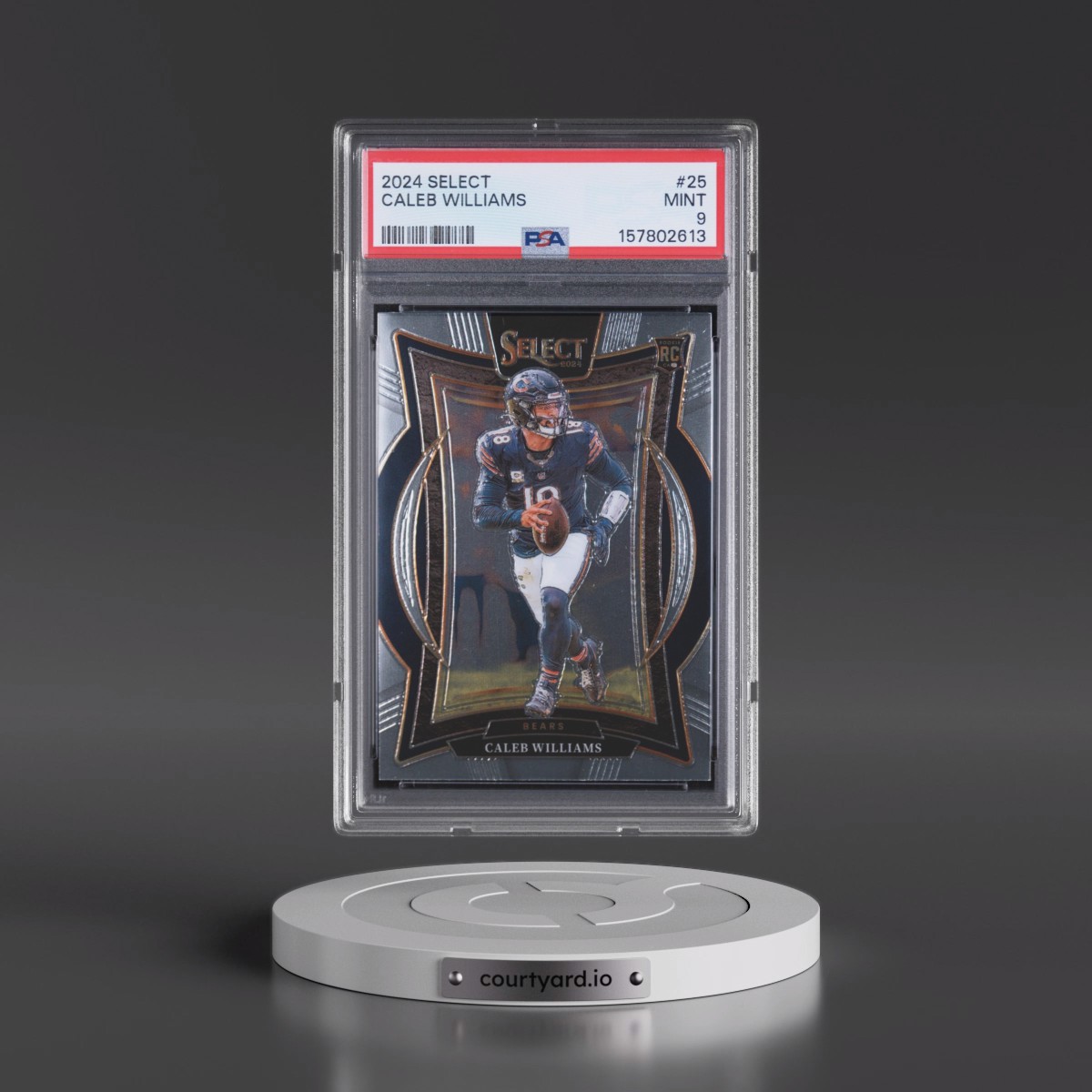 2024 Panini Select #25 Caleb Williams (PSA 9 MINT)