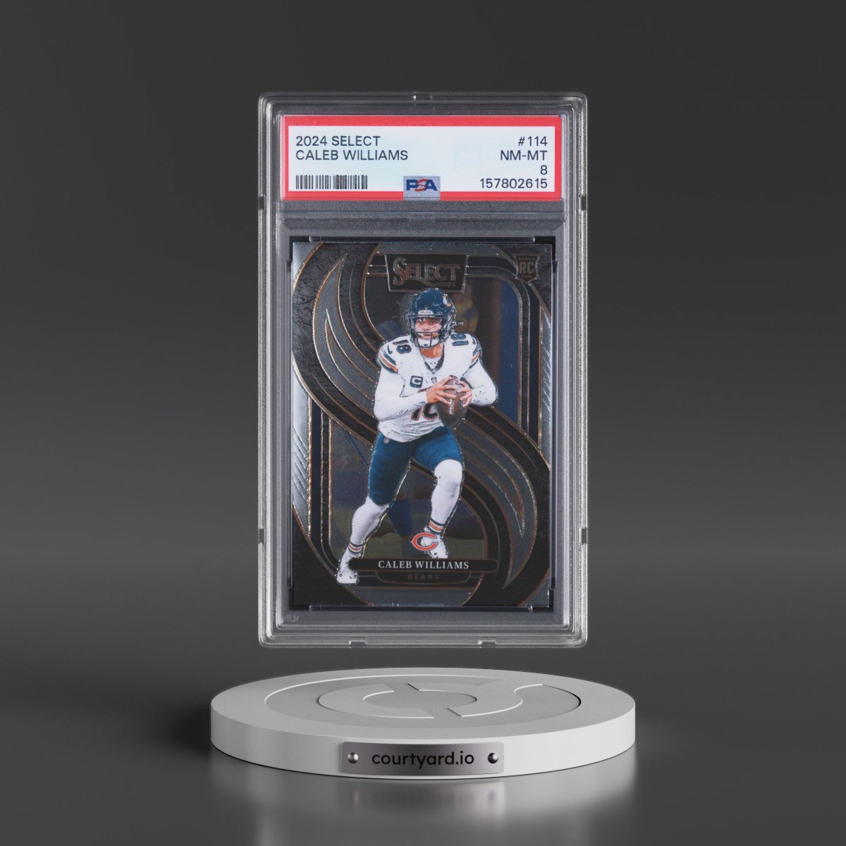 2024 Panini Select #114 Caleb Williams (PSA 8 NM-MT)