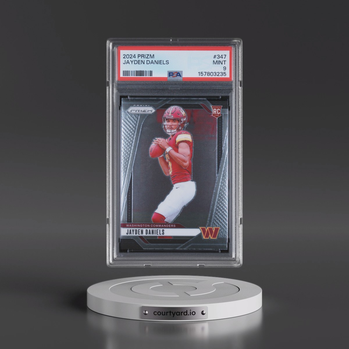 2024 Panini Prizm #347 Jayden Daniels (PSA 9 MINT)