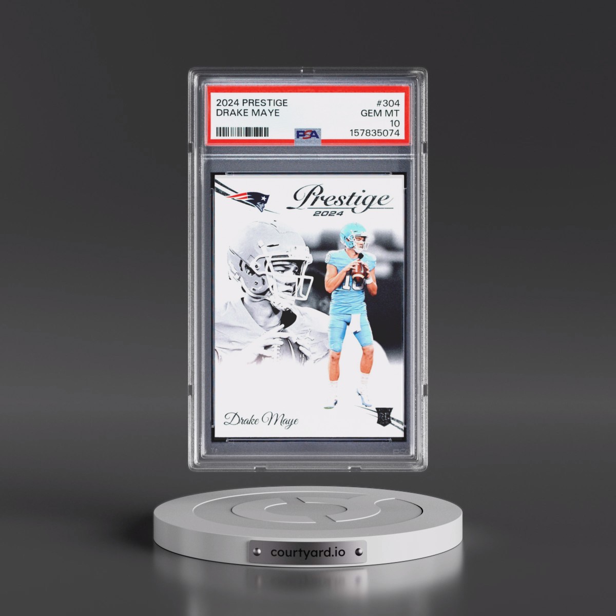 2024 Panini Prestige #304 Drake Maye (PSA 10 GEM MINT)