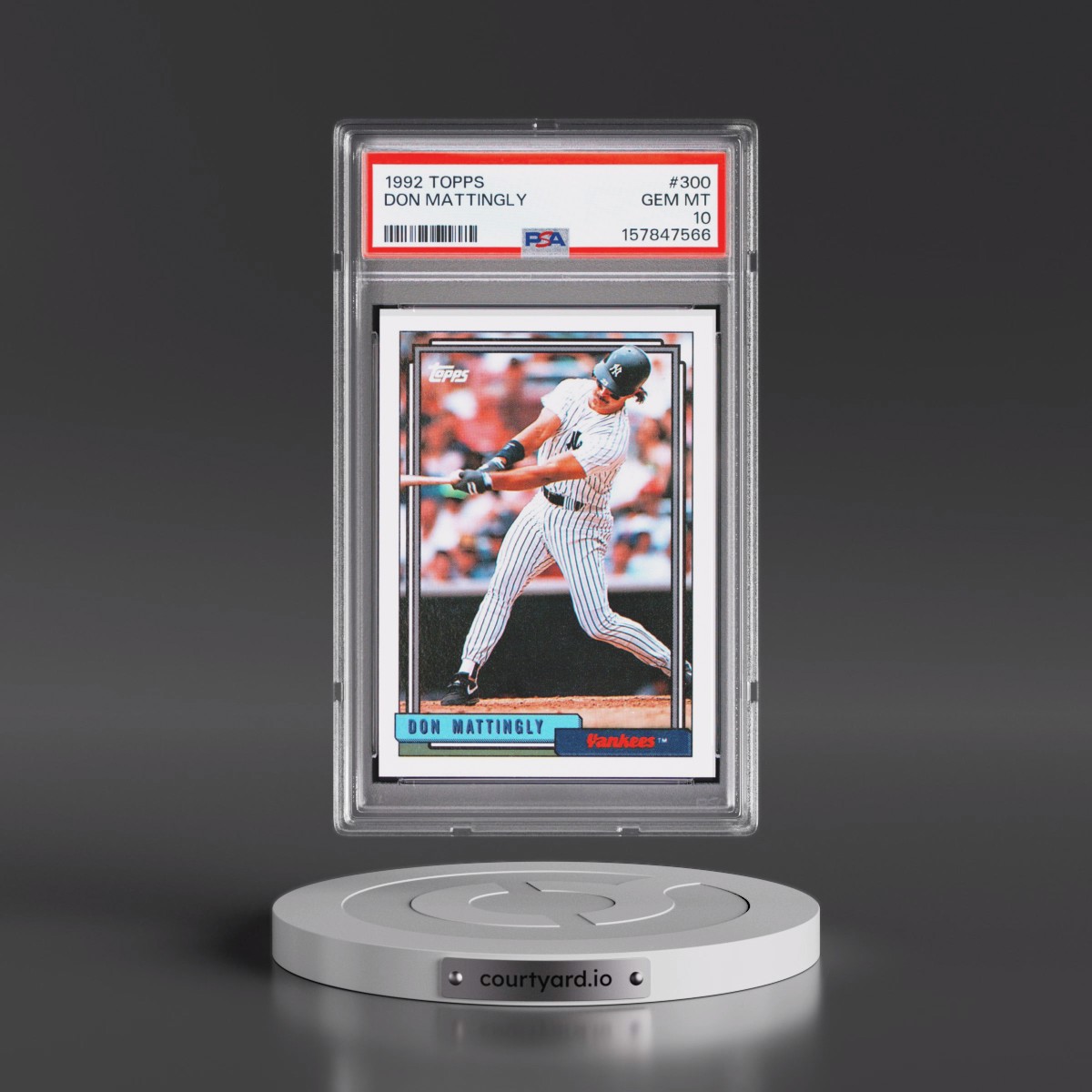 1992 Topps #300 Don Mattingly (PSA 10 GEM MINT)