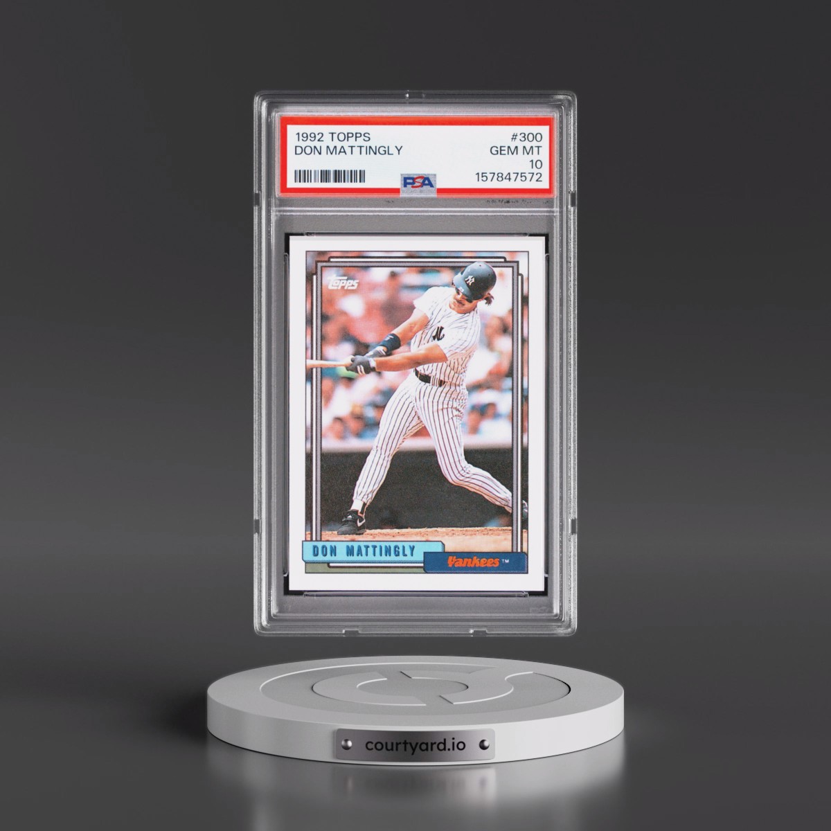1992 Topps #300 Don Mattingly (PSA 10 GEM MINT)