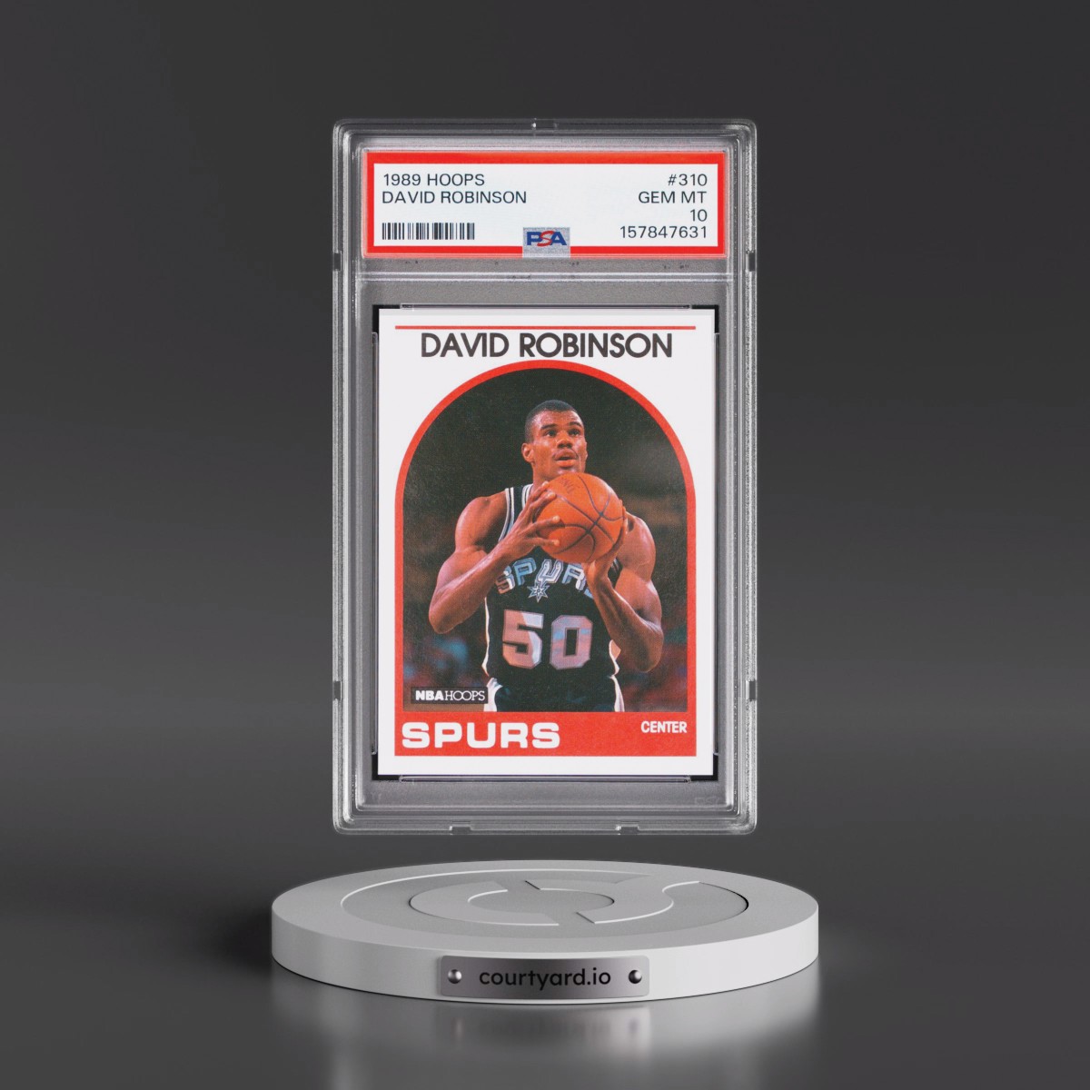 1989 Hoops #310 David Robinson (PSA 10 GEM MINT)