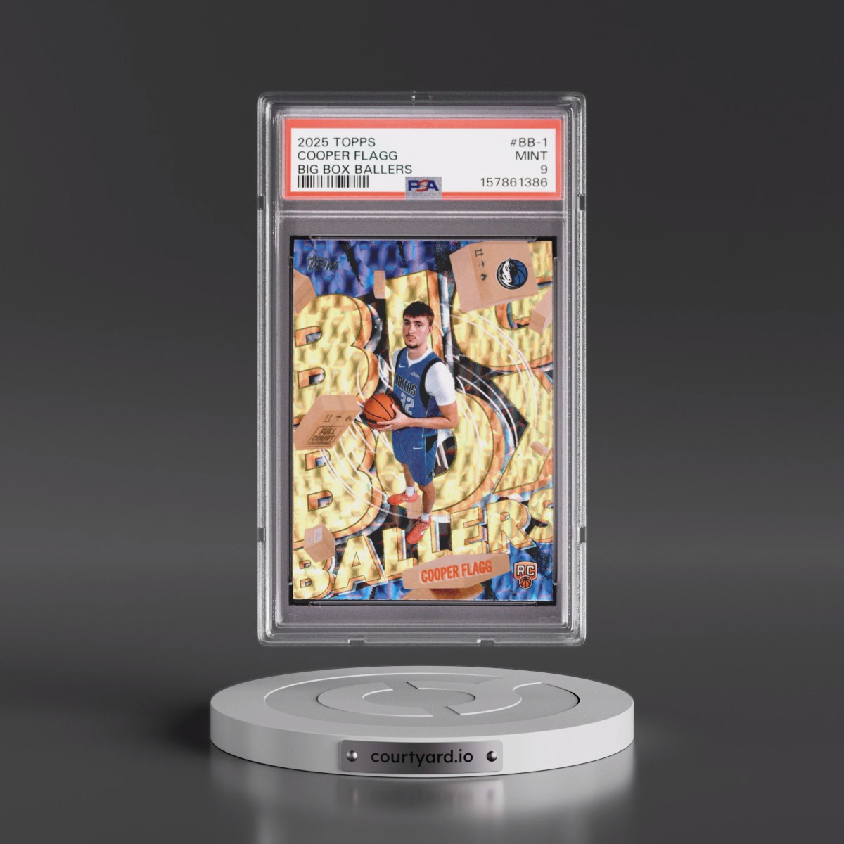 2025 Topps Big Box Ballers #BB-1 Cooper Flagg (PSA 9 MINT)