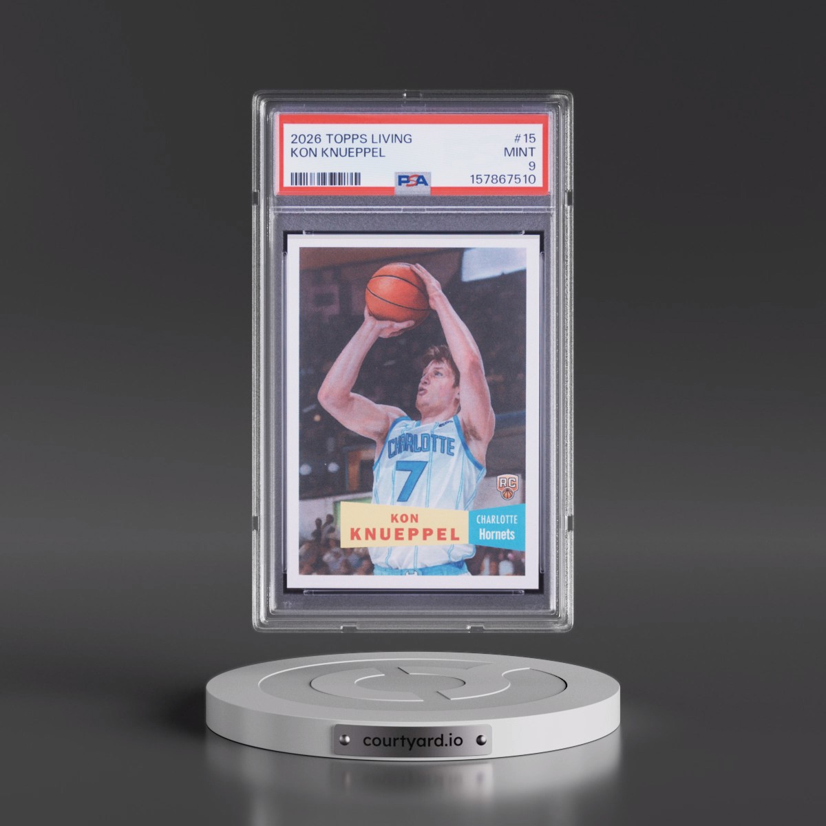 2026 Topps Living Kon Knueppel #15 PSA 9