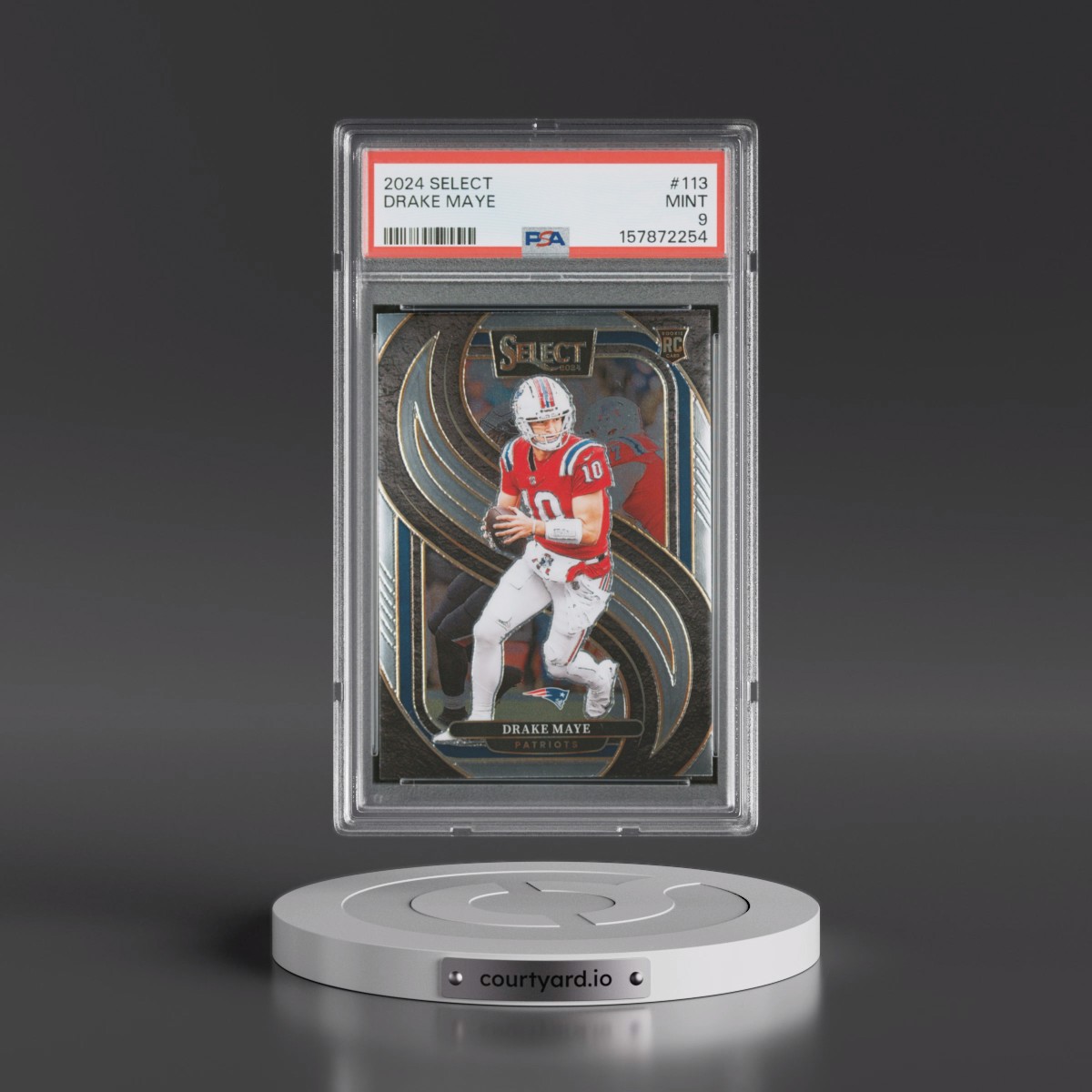 2024 Panini Select #113 Drake Maye (PSA 9 MINT)