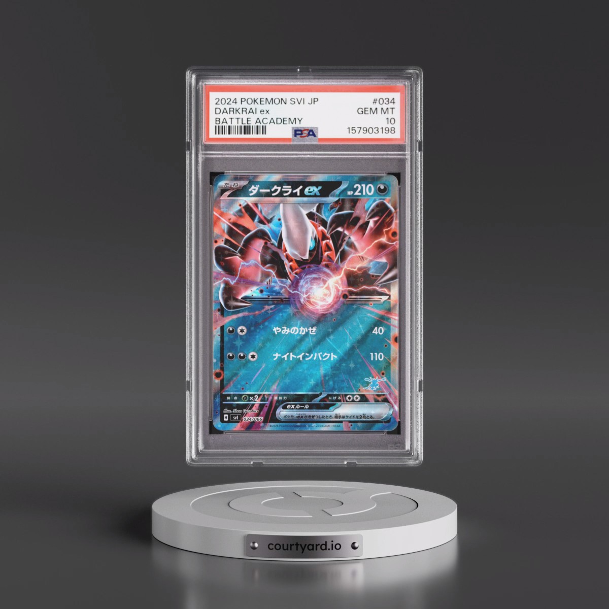 2024 Pokémon Svi-Battle Academy #034 Darkrai EX - Holo (PSA 10 GEM MINT)