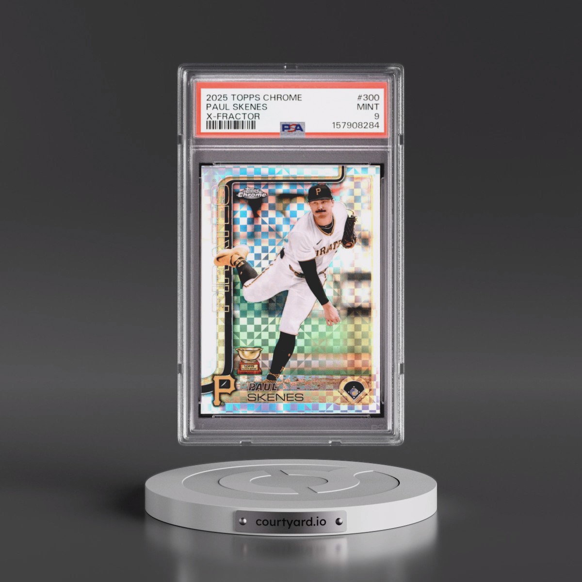 2025 Topps Chrome #300 Paul Skenes - X-Fractor (PSA 9 MINT)
