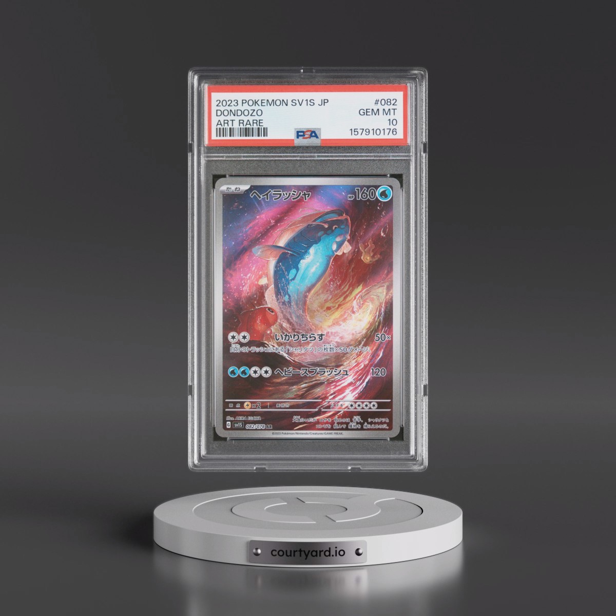 2023 Pokémon Sv1s-Scarlet EX #082 Dondozo - Art Rare (PSA 10 GEM MINT)