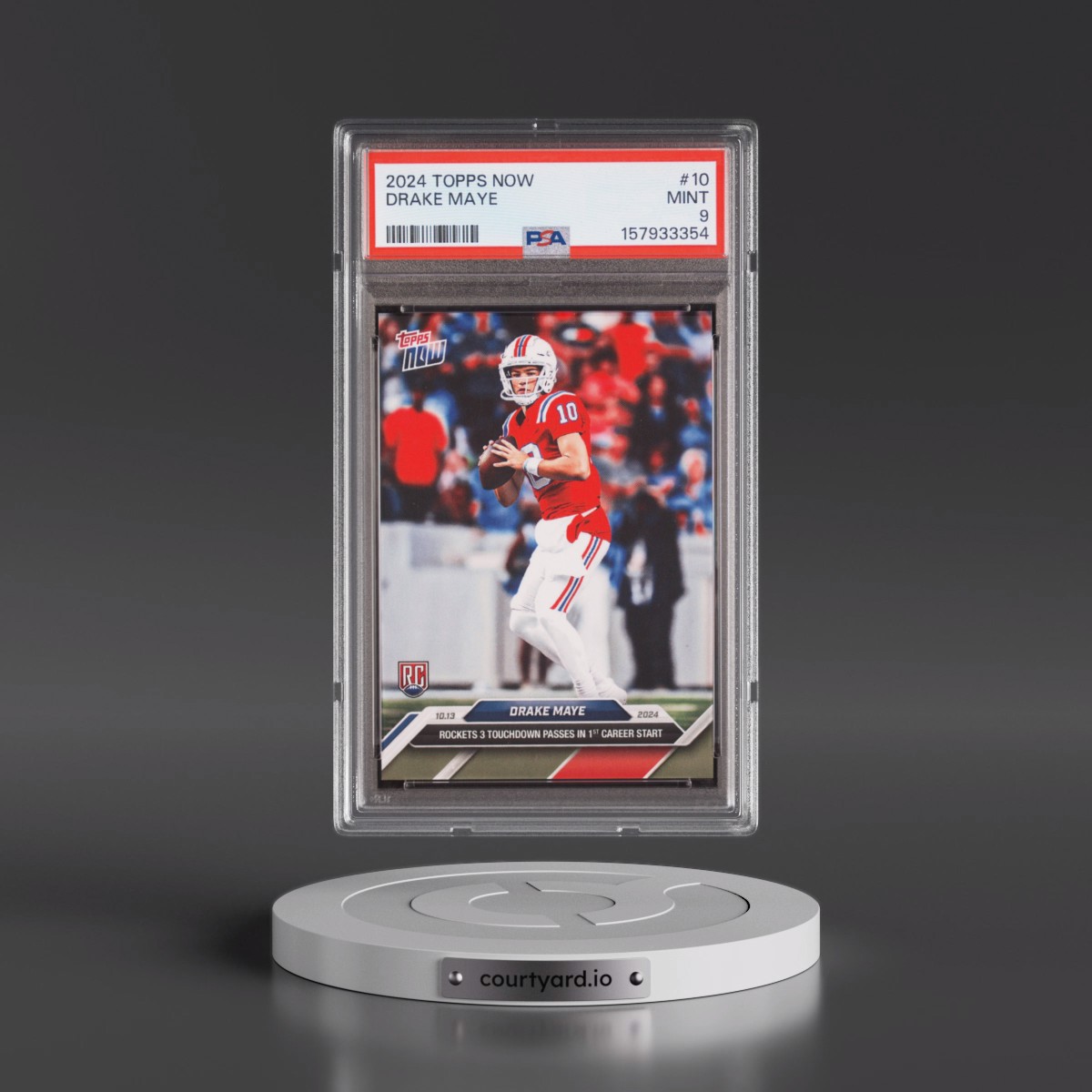 2024 Topps Now #10 Drake Maye (PSA 9 MINT)