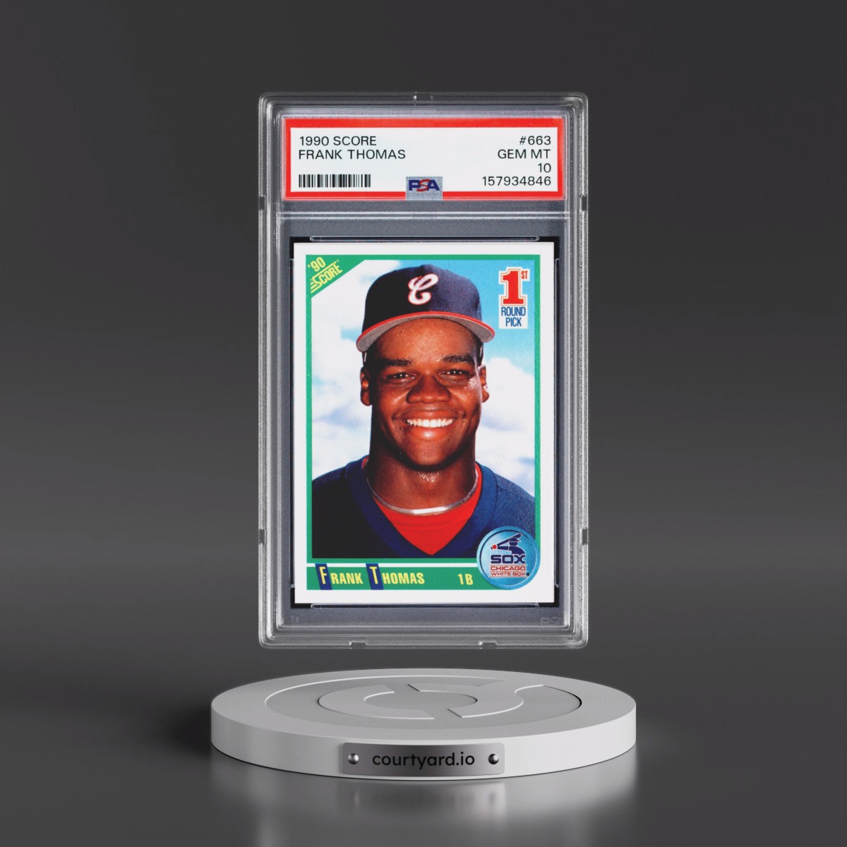 1990 Score #663 Frank Thomas (PSA 10 GEM MINT)