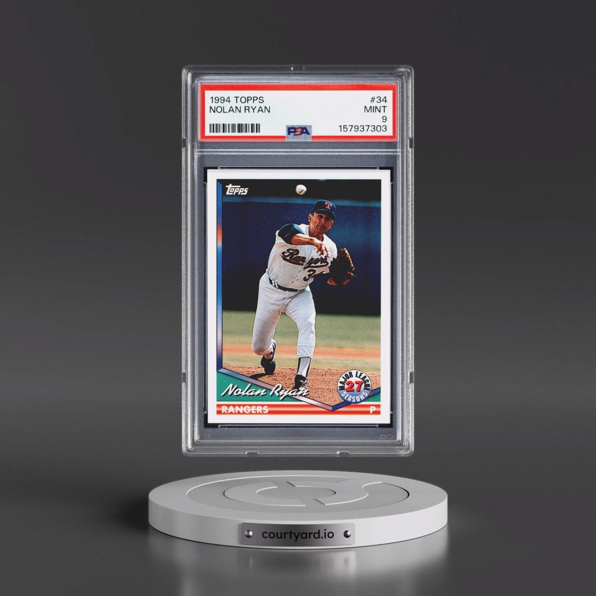 1994 Topps #34 Nolan Ryan (PSA 9 MINT)