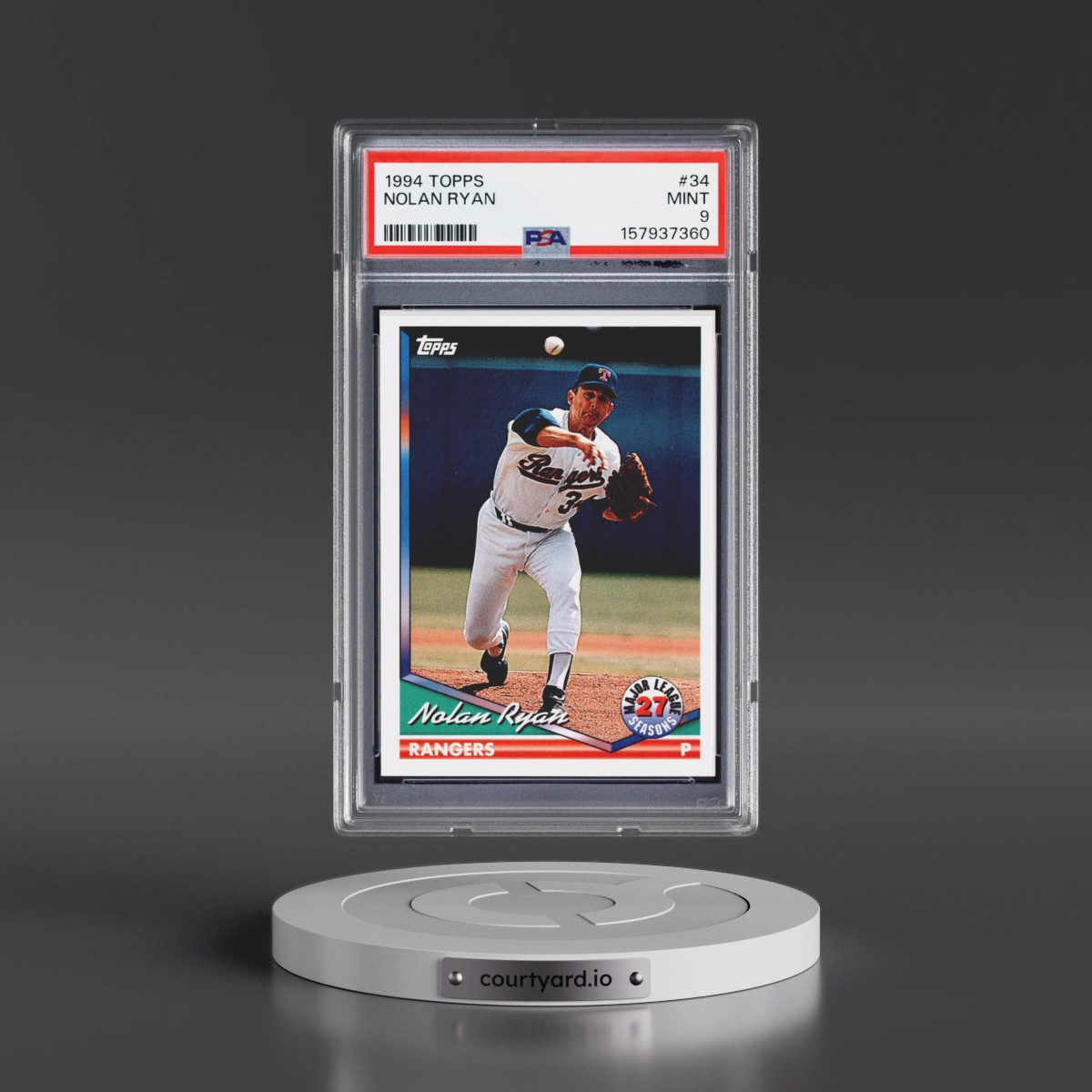 1994 Topps #34 Nolan Ryan (PSA 9 MINT)