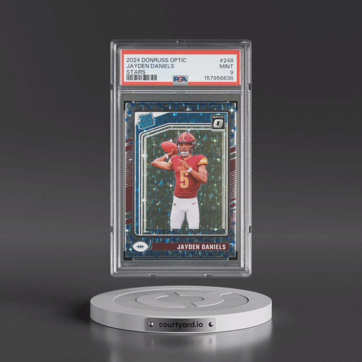 2024 Panini Donruss Optic #248 Jayden Daniels - Stars (PSA 9 MINT)