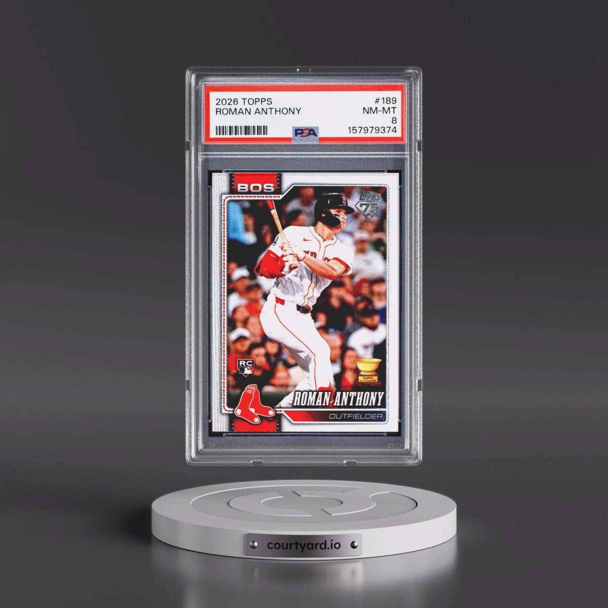 2026 Topps #189 Roman Anthony (PSA 8 NM-MT)