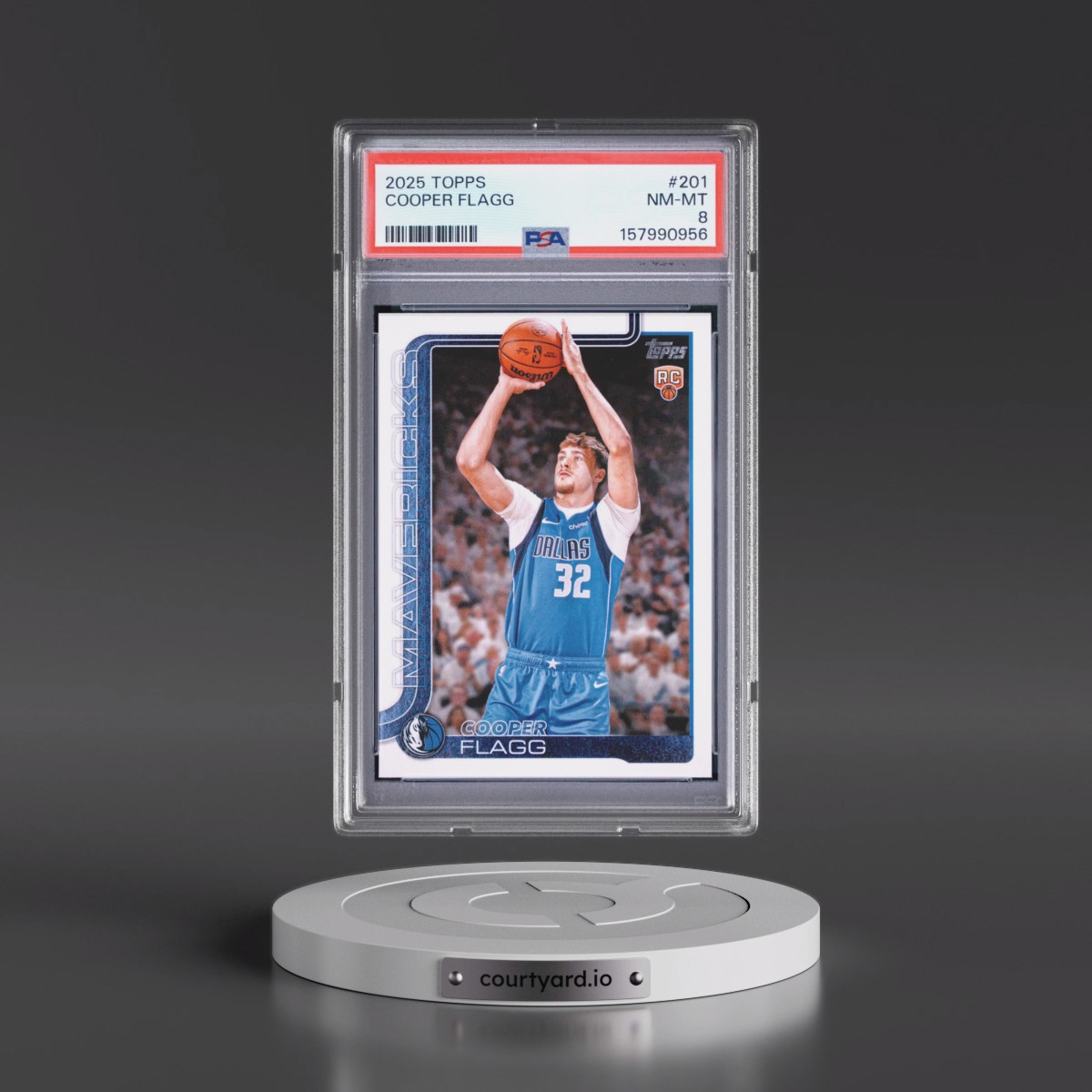2025 Topps #201 Cooper Flagg (PSA 8 NM-MT)