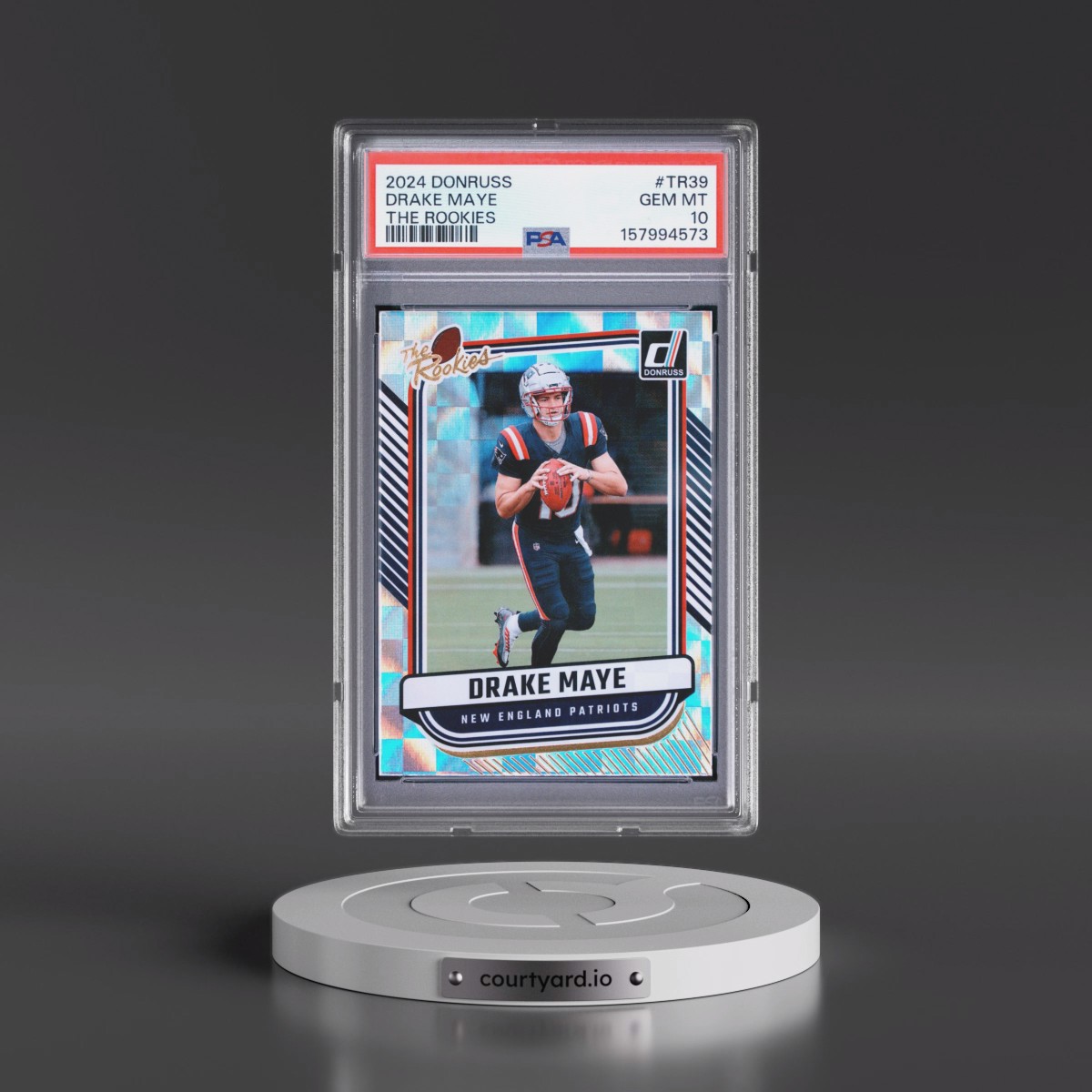 2024 Panini Donruss the Rookies #TR39 Drake Maye (PSA 10 GEM MINT)