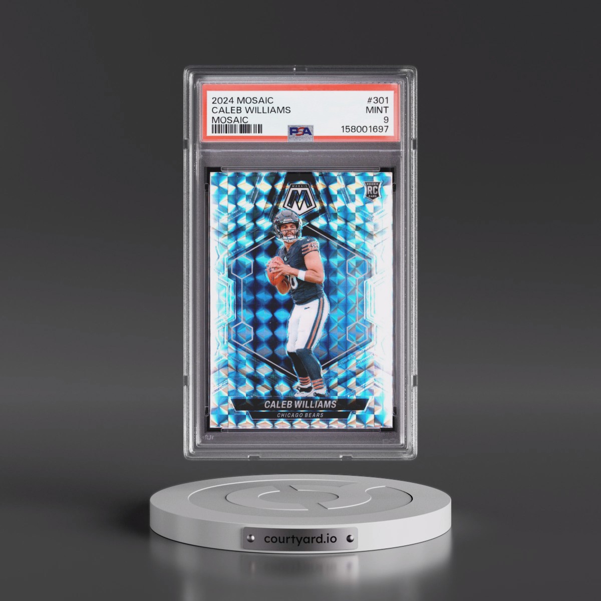 2024 Panini Mosaic #301 Caleb Williams - Mosaic (PSA 9 MINT)