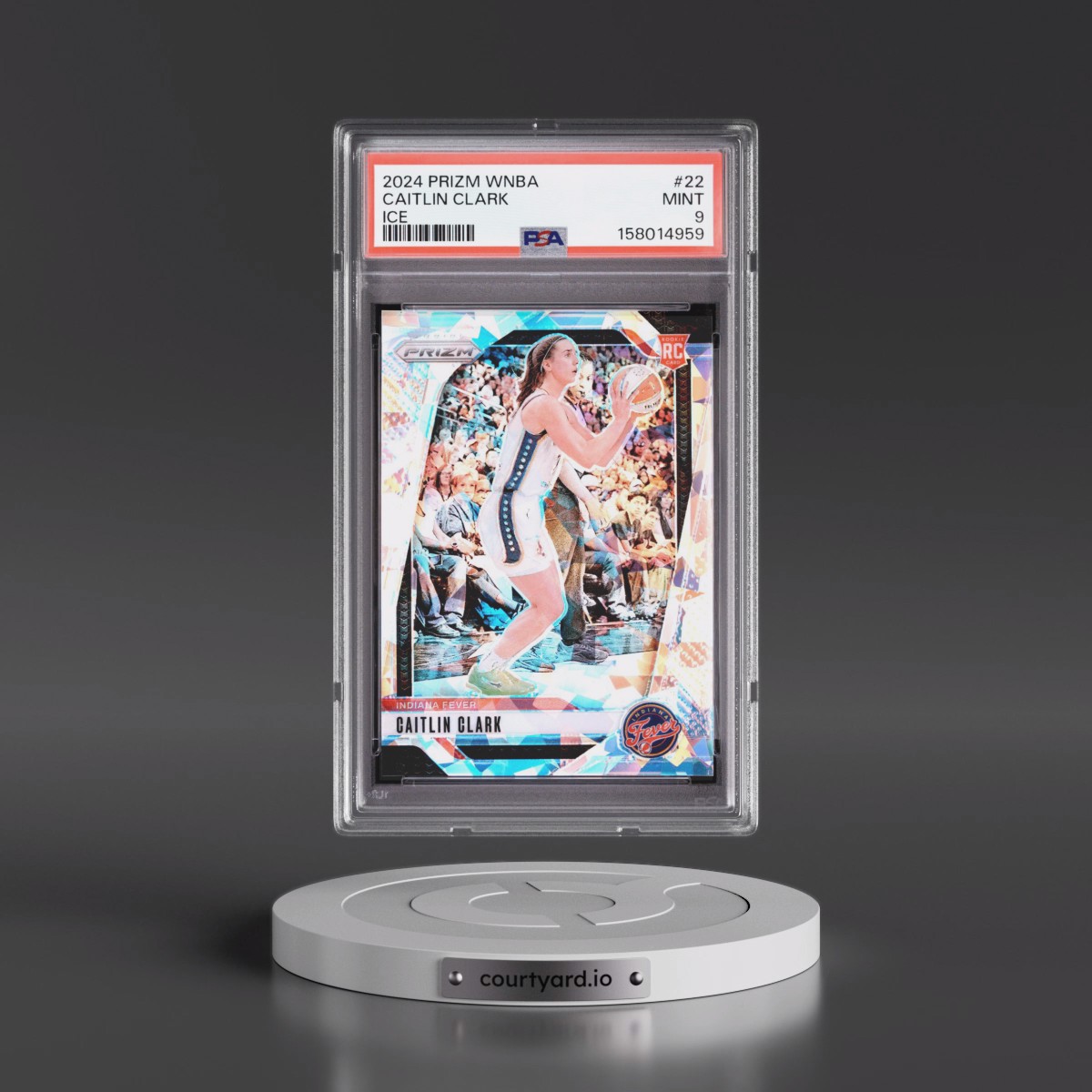 2024 Panini Prizm WNBA #22 Caitlin Clark - Ice (PSA 9 MINT)