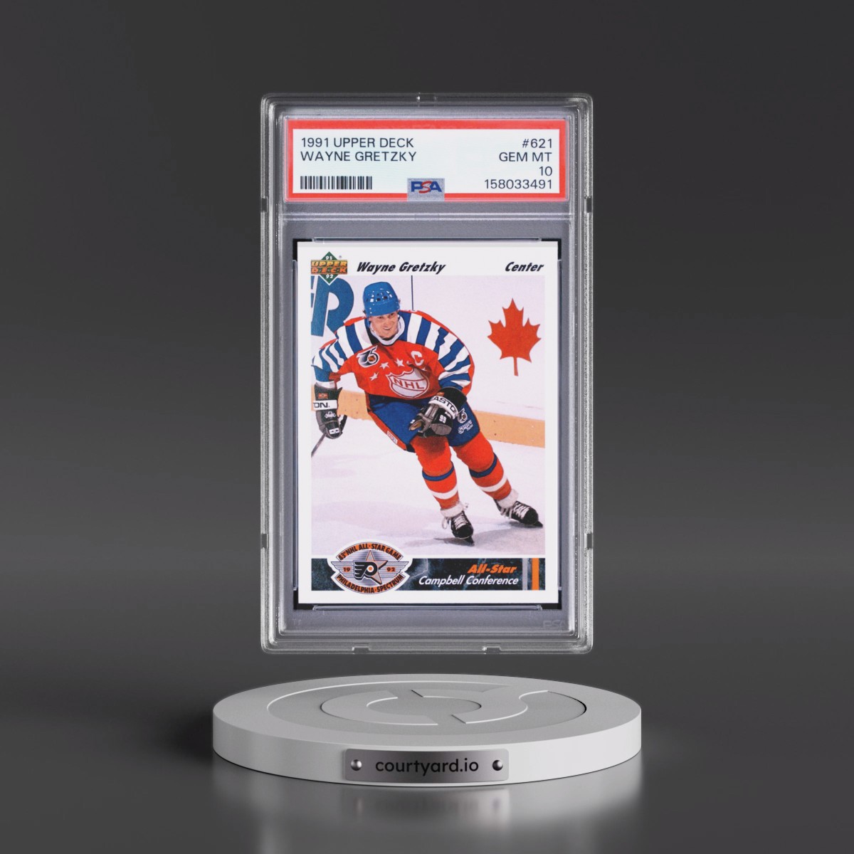 1991 Upper Deck Wayne Gretzky #621 PSA 10