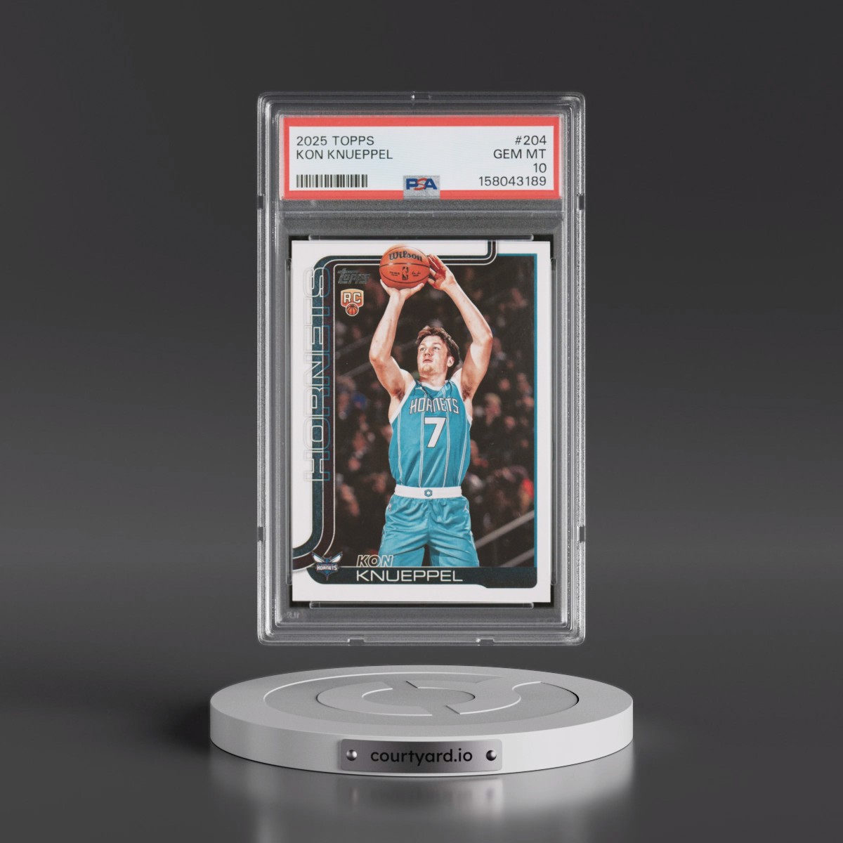 2025 Topps #204 Kon Knueppel (PSA 10 GEM MINT)
