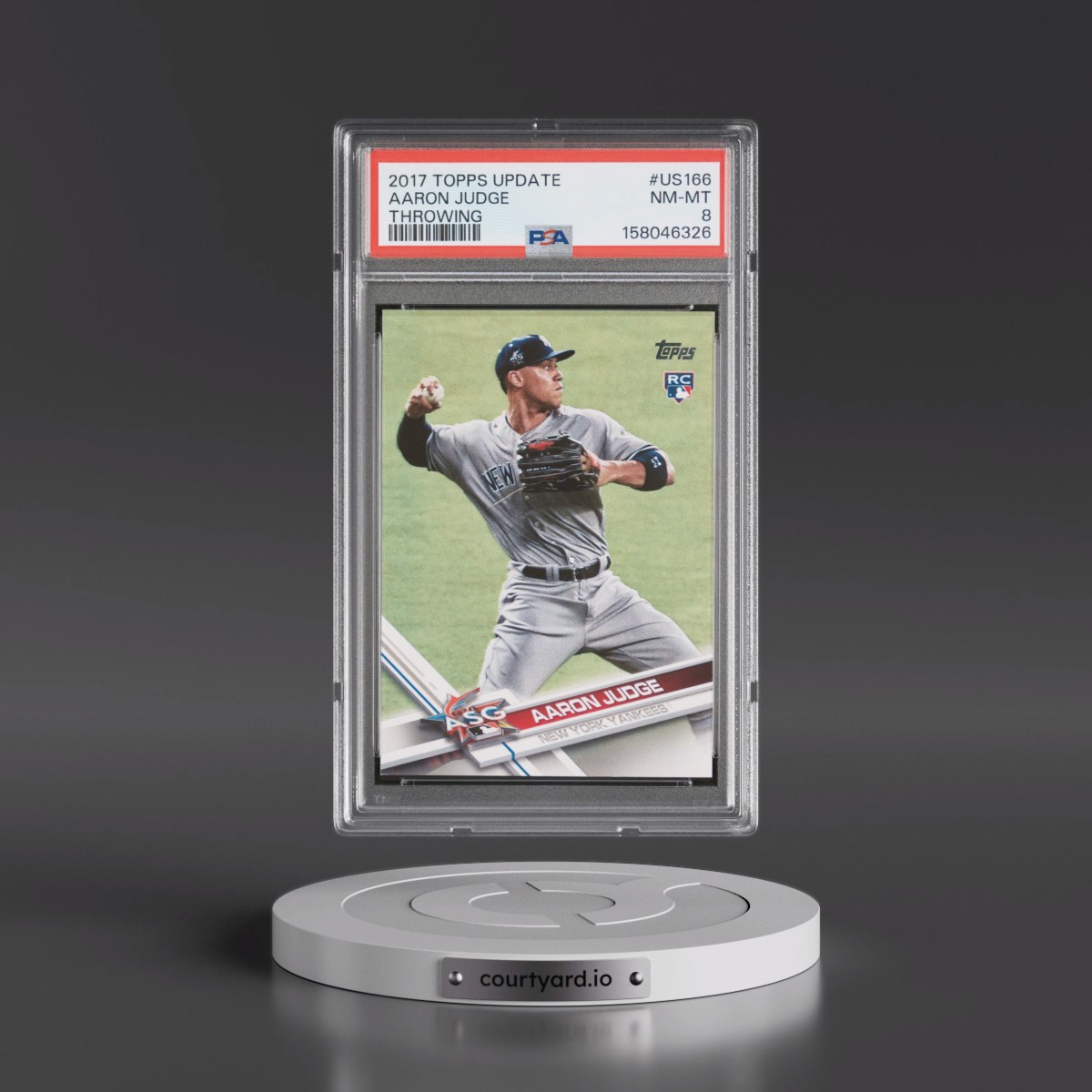 2017 Topps Update #US166 Aaron Judge (PSA 8 NM-MT)