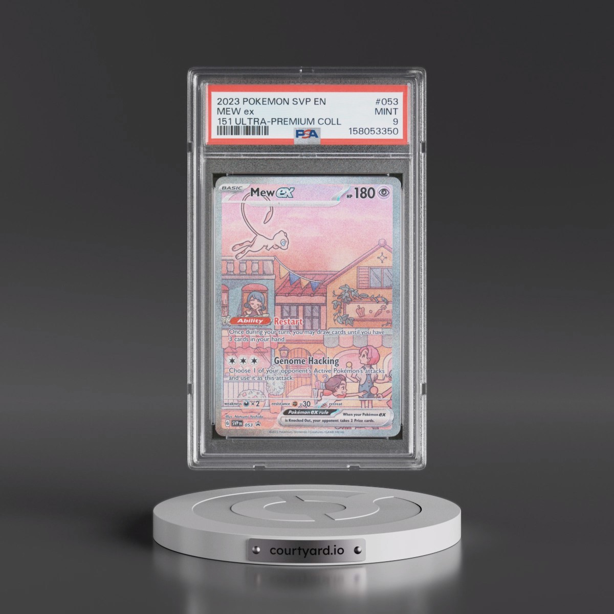 2023 Pokémon Svp EN-SV Black Star Promo #053 Mew EX - Holo 151 Ultra-Premium Collection (PSA 9 MINT)