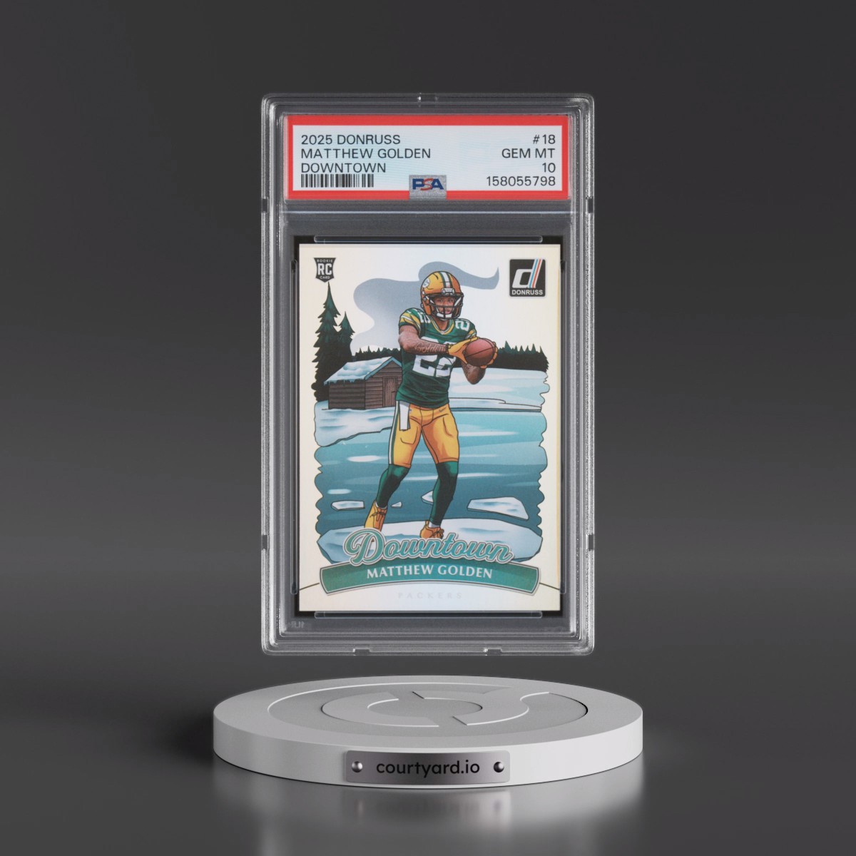 2025 Panini Donruss Downtown #18 Matthew Golden (PSA 10 GEM MINT)