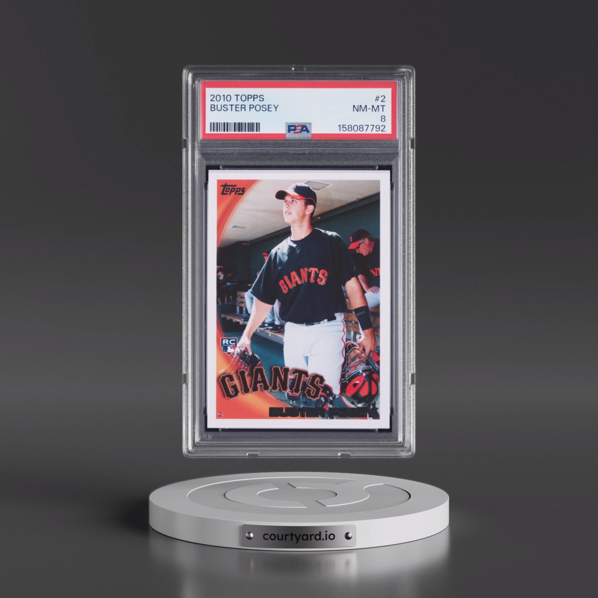 2010 Topps Buster Posey #2 PSA 8