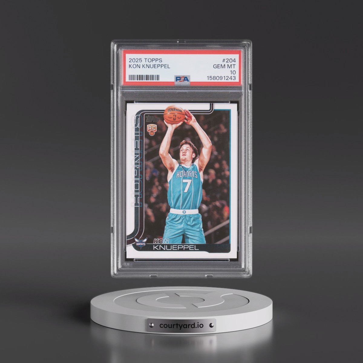 2025 Topps #204 Kon Knueppel (PSA 10 GEM MINT)