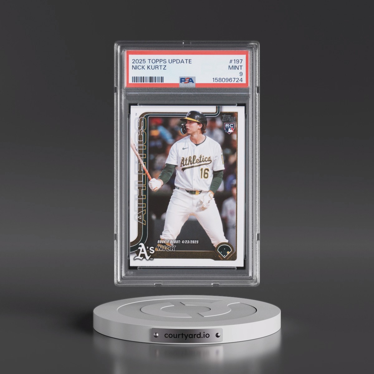 2025 Topps Update #197 Nick Kurtz (PSA 9 MINT)