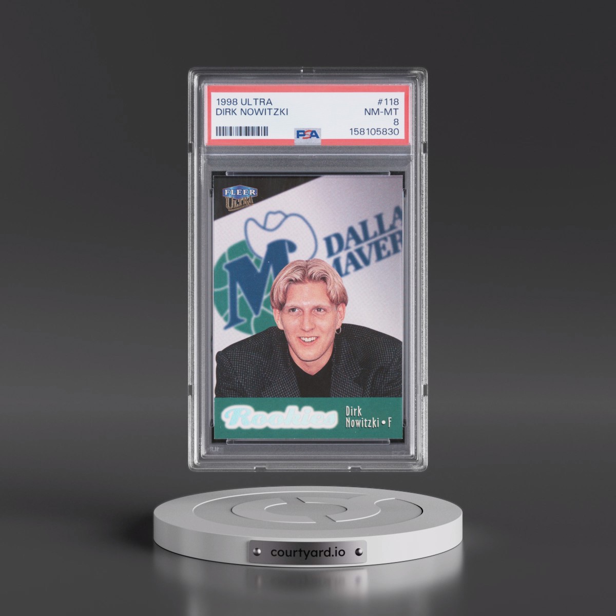 1998 Ultra #118 Dirk Nowitzki (PSA 8 NM-MT)