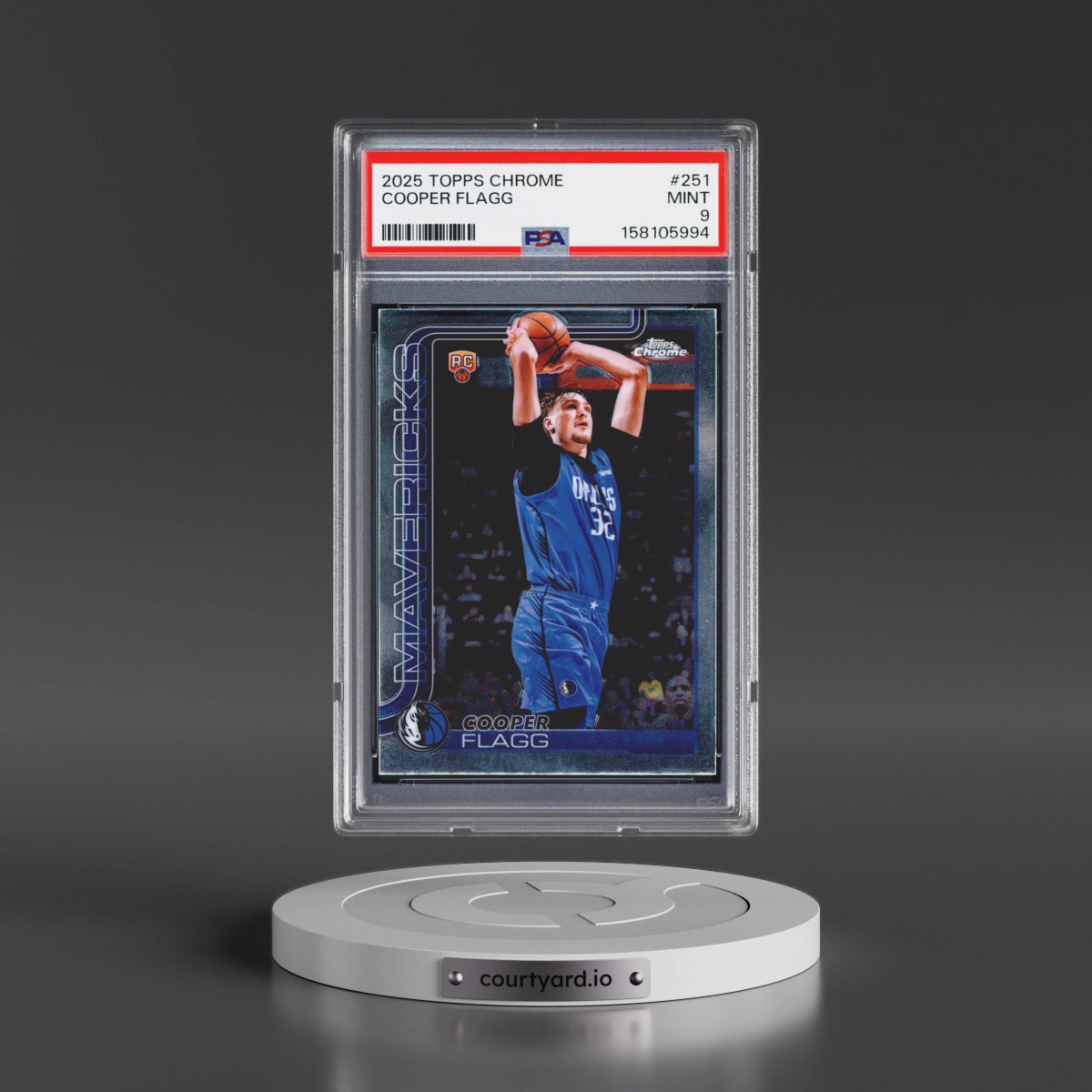 2025 Topps Chrome #251 Cooper Flagg (PSA 9 MINT)