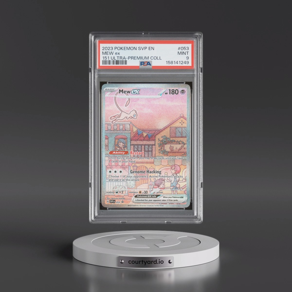 2023 Pokémon Svp EN-SV Black Star Promo #053 Mew EX - Holo 151 Ultra-Premium Collection (PSA 9 MINT)