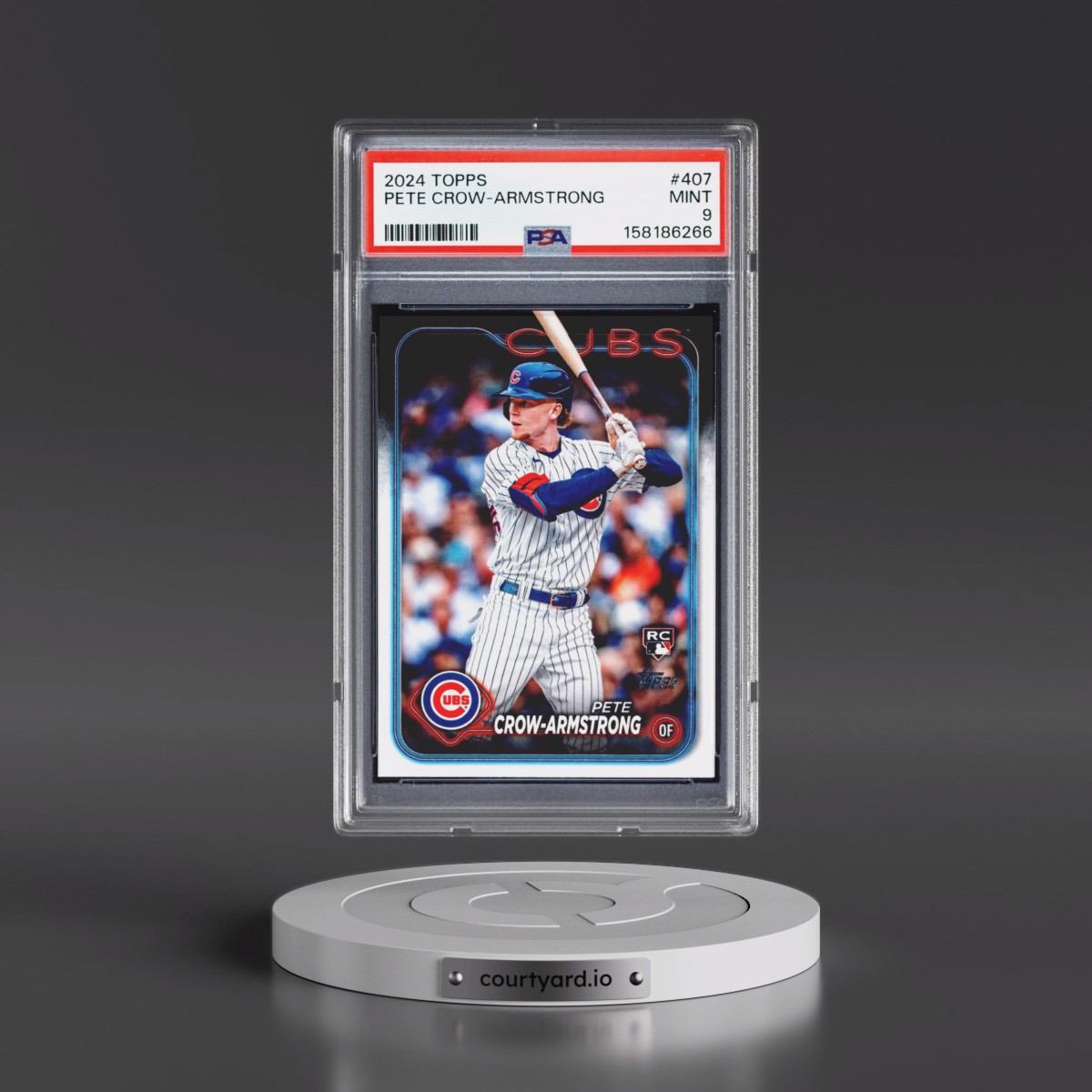 2024 Topps #407 Pete Crow-Armstrong (PSA 9 MINT)
