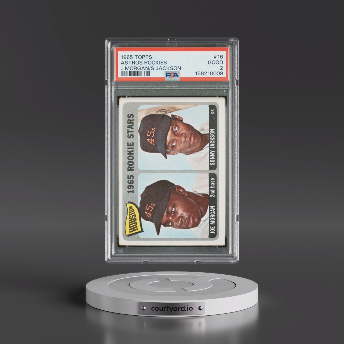 1965 Topps #16 Astros Rookies - J.Morgan/S.Jackson (PSA 2 GOOD)