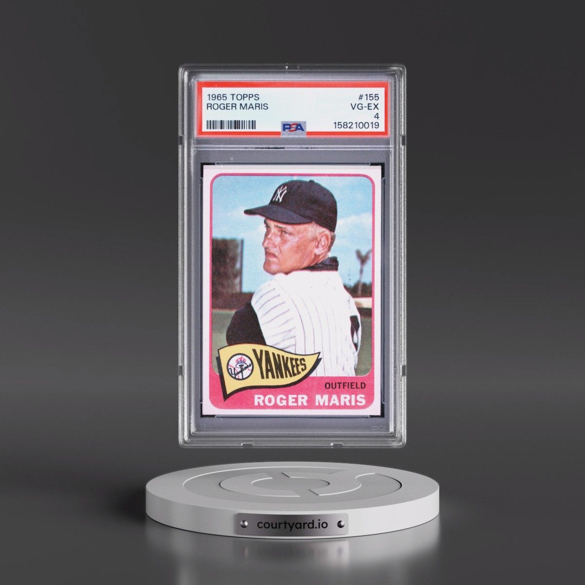 1965 Topps #155 Roger Maris (PSA 4 VG-EX)