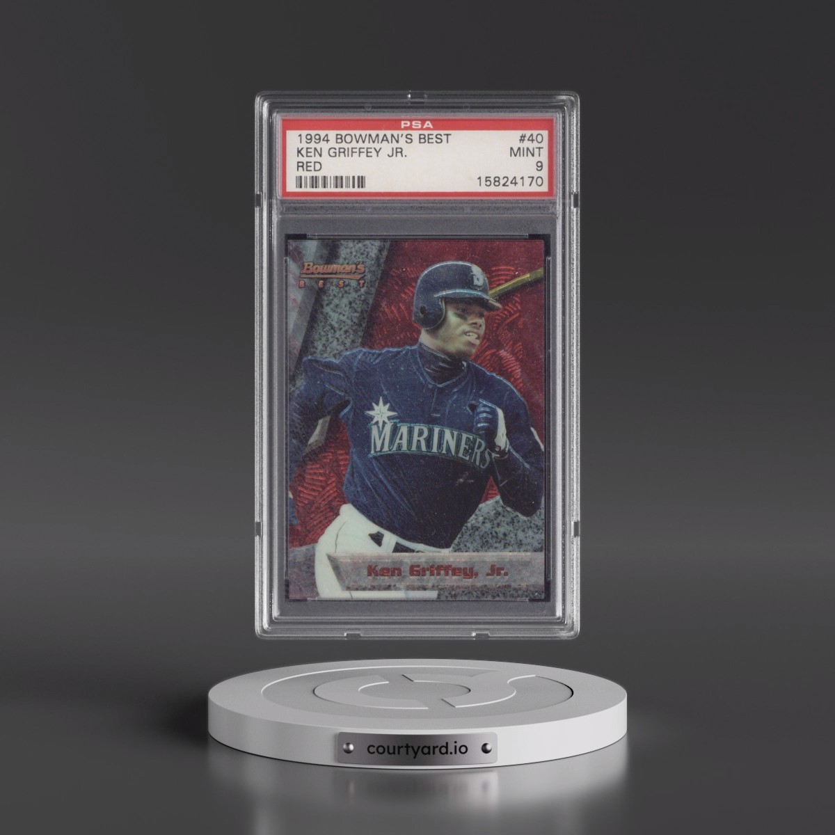 1994 Bowman's Best Ken Griffey Jr - Red #40 PSA 9