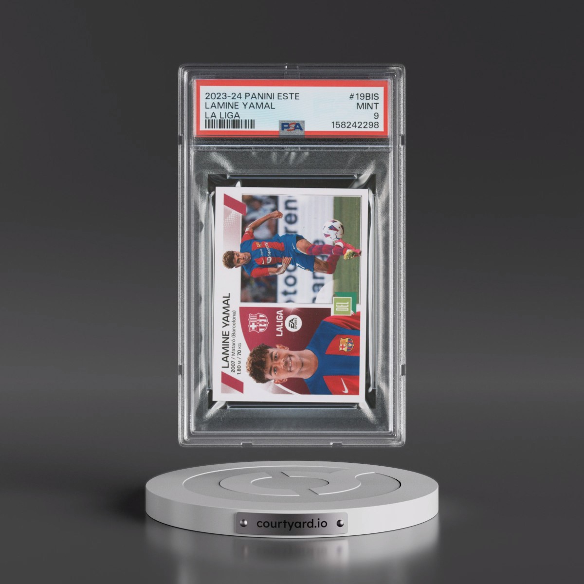 2023 Panini Este La Liga #19BIS Lamine Yamal (PSA 9 MINT)