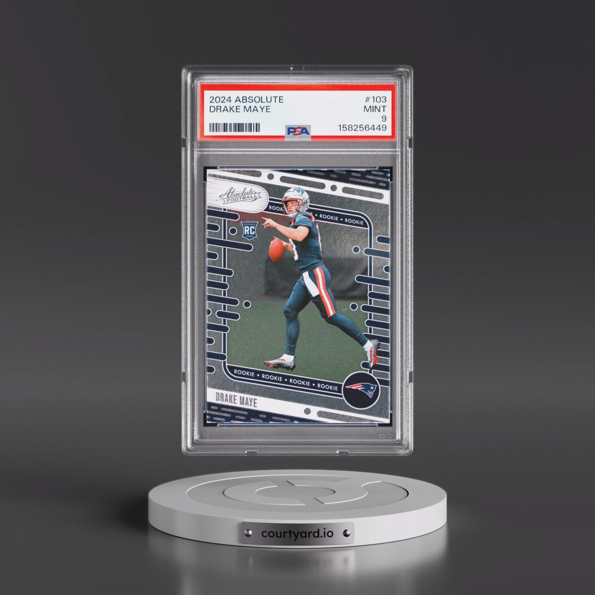 2024 Panini Absolute #103 Drake Maye (PSA 9 MINT)