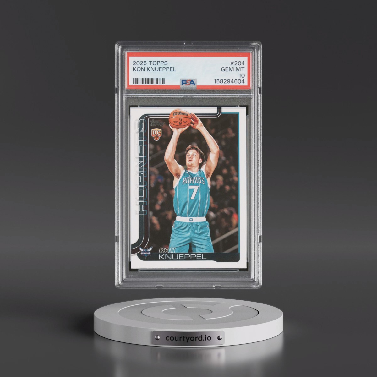 2025 Topps #204 Kon Knueppel (PSA 10 GEM MINT)