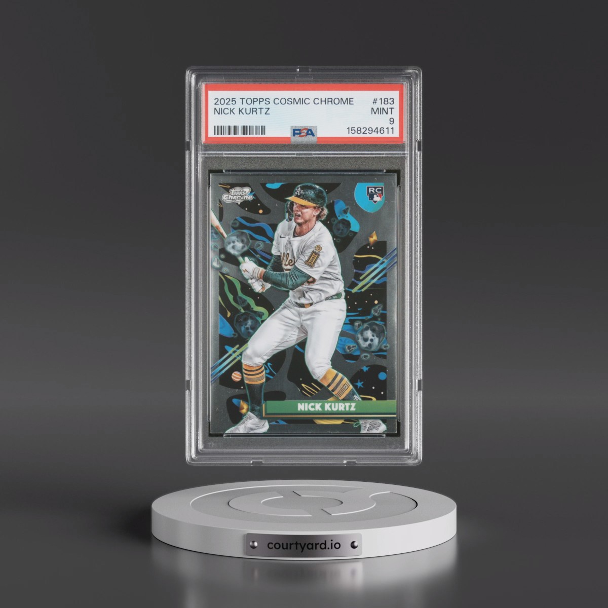 2025 Topps Cosmic Chrome #183 Nick Kurtz (PSA 9 MINT)