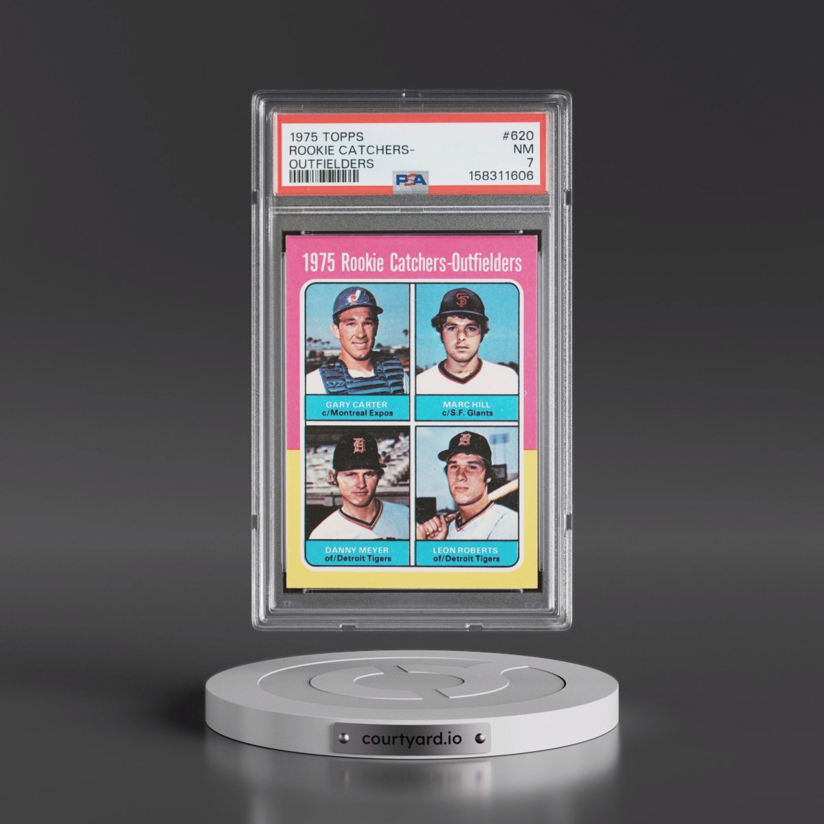1975 Topps #620 Rookie Catchers-Outfielders (PSA 7 NM)