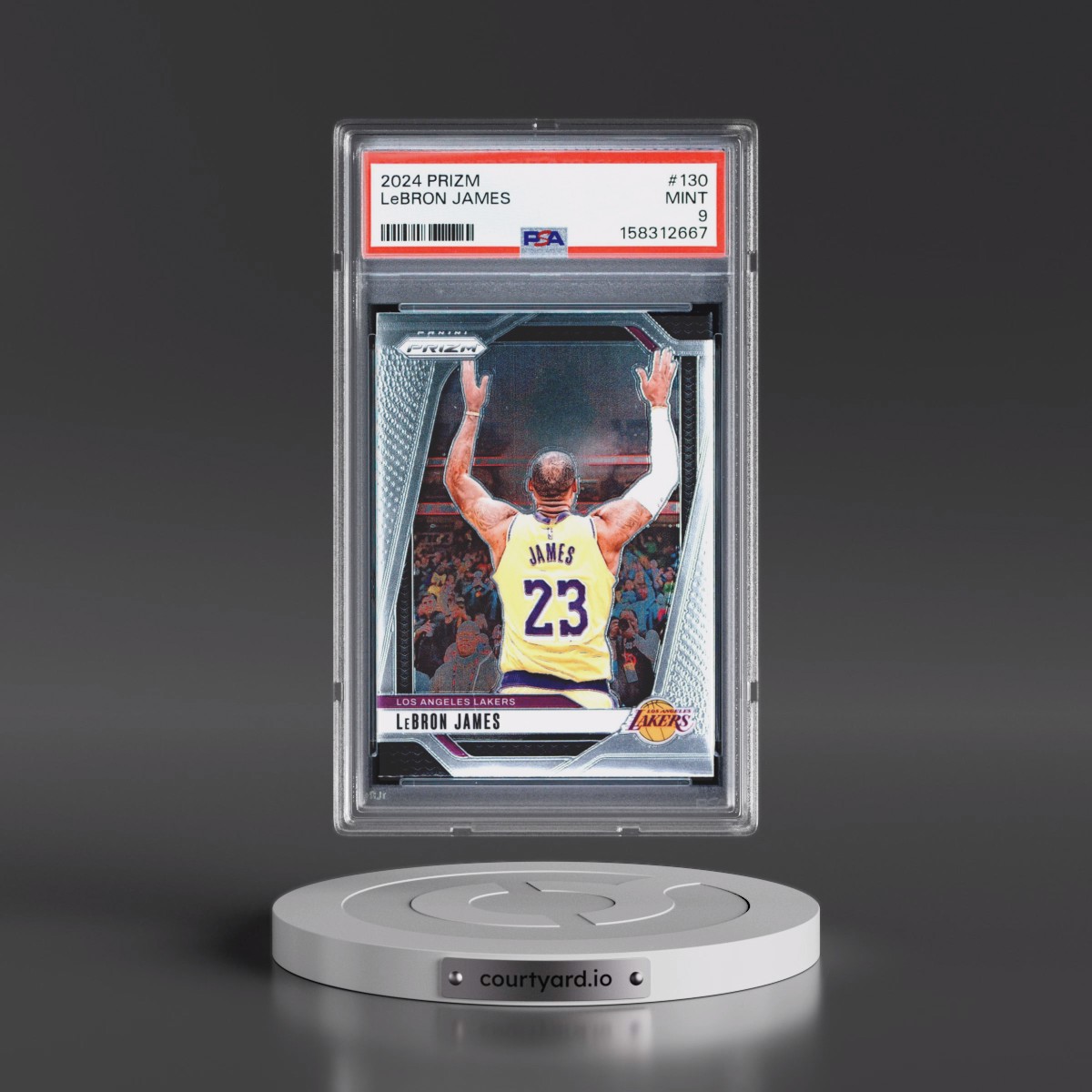 2024 Panini Prizm #130 LeBron James (PSA 9 MINT)