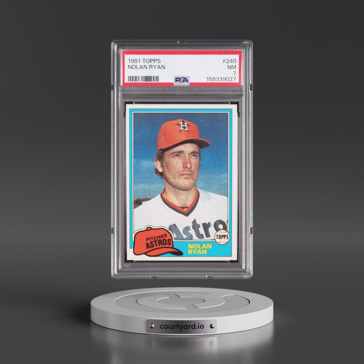 1981 Topps #240 Nolan Ryan (PSA 7 NM)